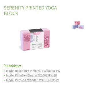 •PRINTED YOGA BLOCK•